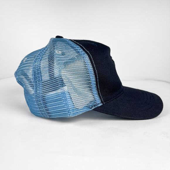 NWT Vintage Y2K Playboy Bunny Blue Trucker Hat Cap Headwear New With Tags - Picture 6 of 16